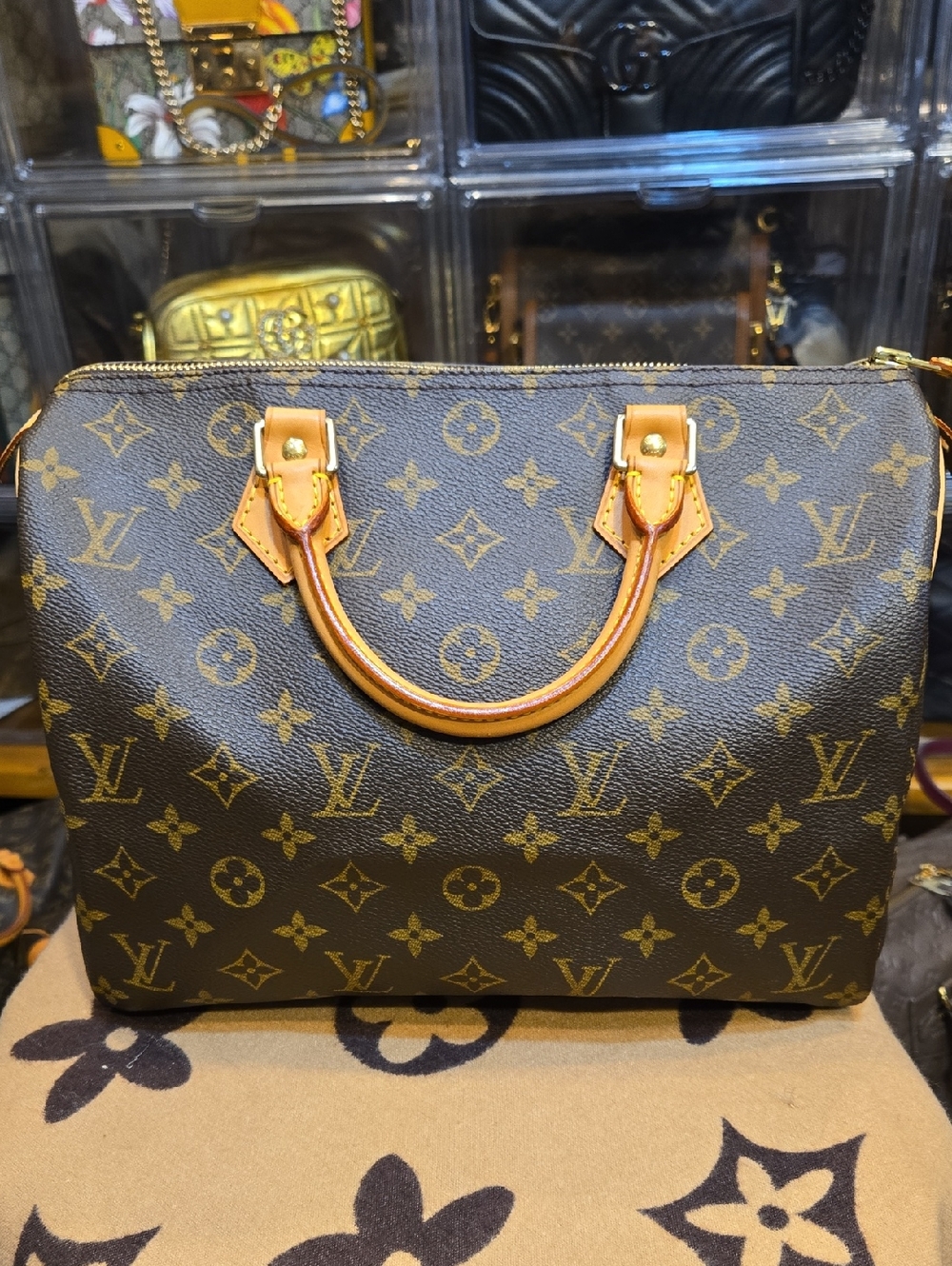Louis Vuitton Speedy 30 Monogram M41526 Handbag - COA included w/purchase